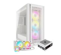 Corsair 5000D RGB Airflow White + RM8550 White PSU + Corsair H100i ELI