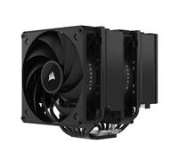 Corsair A115 High-Performance Tower CPU Air Cooler - Cools up to 270W TDP - Slide-and-Lock Fan Mount - Two AF140 ELITE Fans - Easy to Install - Pre-Applied Thermal Paste - Black