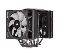 Corsair A500, High Performance Dual Fan CPU Cooler (Cools up to 250W TDP, Intuitive Slide-and-Lock Fan Mount, Two Corsair ML120 Fans, Easy to Install, Pre-Applied Thermal Material) Black
