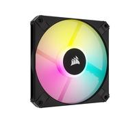 Corsair iCUE AF120 RGB SLIM 12cm PWM Case Fan, 8 ARGB LEDs, FDM Bearing, 600-2000 RPM, Black, Single Fan Expansion Pack - CO-9050162-WW