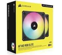 Corsair AF140 ELITE RGB High-Performance 140mm PWM Dual Pack Fan - Black - CO-9050156-WW