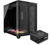 Corsair AIR 5400 LX-R RGB iCUE Case & RM1000X Gold - Builder Bundle