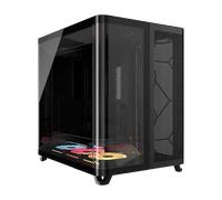 CORSAIR AIR 5400 LX-R RGB iCUE LINK Triple Chamber Mid-Tower PC Case BLACK