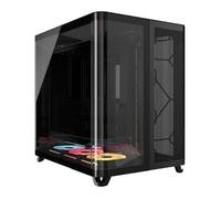 Corsair AIR 5400 LX-R RGB LINK Tempered Glass Black Mid-Tower Gaming PC Case - CC-9011320-WW
