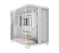 CORSAIR AIR 5400 RS-R ARGB Triple Chamber Mid-Tower PC Case - White WHITE