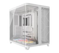 Corsair AIR 5400 RS-R ARGB, White, Mid Tower, Reverse Connection, 3x RS120R Fans