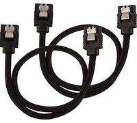 Corsair CC-8900248 Premium Sleeved SATA Cable - SATA 6Gbps 30cm, Black