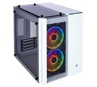 Corsair CC-9011137-WW 280X Crystal RGB Tempered Glass Micro ATX PC Case - White