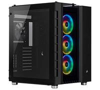 CORSAIR CC-9011168-WW Crystal 680X RGB High Airflow ATX PC Gaming Smart Case, Tempered Glass - Black
