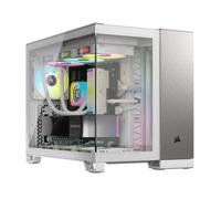 Corsair 2500X White/Satin Grey Aluminium Dual Chamber Tempered Glass M