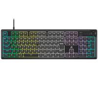 CORSAIR CH-9226C65-JP K55 CORE RGB Gaming Keyboard, Supports iCUE, 10 Zones, RGB, 4 Dedicated Media Keys, Quiet and Responsive Switch, 10.1 fl oz (300 ml), Splashproof