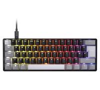 CORSAIR CLIPPER PRO MINI 60 Hall Effect FPS Gaming Keyboard - Rapid Trigger, SOCD, 8000Hz, Adjustable Actuation, IP57 Water & Dust, PBT Double Shot, Wired, RGB, UK QWERTY, for Windows PC & Mac - Black