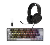 CORSAIR CLIPPER PRO MINI 60 Hall Effect Keyboard and HS35 v3 Headset Gaming Bundle (UK)
