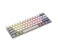 CORSAIR CLIPPER PRO MINI 60 Hall Effect FPS Gaming Keyboard - Rapid Trigger, SOCD, 8000Hz, Adjustable Actuation, IP57 Water & Dust, PBT Double Shot, Wired, RGB, UK QWERTY, for Windows PC & Mac - White