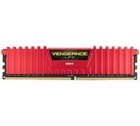 Corsair CMK16GX4M2A2400C14R Vengeance LPX 16 GB (2 x 8 GB) DDR4 2400 MHz C14 XMP 2.0 High Performance Desktop Memory Kit, Red