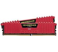 Corsair CMK16GX4M2B3000C15R Vengeance LPX Red, 16 GB (2 x 8 GB) DDR4 3000 MHz C15 XMP 2.0 High Performance Desktop Memory Kit