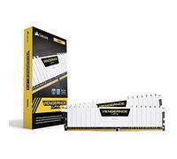 Corsair CMK16GX4M2B3000C15W Vengeance LPX 16 GB (2 x 8 GB) DDR4 3000 MHz C15 XMP 2.0 High Performance Desktop Memory Kit, White