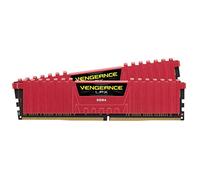 Corsair CMK16GX4M2B3200C16R Vengeance LPX 16 GB (2 x 8 GB) DDR4 3200 MHz C16 XMP 2.0 High Performance Desktop Memory Kit, Red