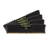 Corsair CMK16GX4M4A2133C13 Vengeance LPX 16 GB (4 x 4 GB) DDR4 2133 MHz C13 XMP 2.0 High Performance Desktop Memory Kit, Black