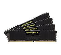 Corsair CMK16GX4M4A2400C16 Vengeance LPX 16 GB (4 x 4 GB) DDR4 2400 MHz C16 XMP 2.0 High Performance Desktop Memory Kit - Black