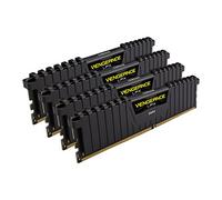Corsair CMK16GX4M4A2666C16 Vengeance LPX 16 GB (4 x 4 GB) DDR4 2666 MHz C16 XMP 2.0 High Performance Desktop Memory Kit, Black