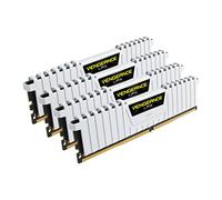 Corsair CMK32GX4M4B3200C16W Vengeance LPX 32 GB (4 x 8 GB) DDR4 3200 MHz C16 XMP 2.0 High Performance Desktop Memory Kit, White