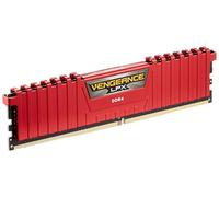 Corsair CMK8GX4M2A2133C13R Vengeance LPX 8 GB (2 x 4 GB) DDR4 2133 MHz C13 XMP 2.0 High Performance Desktop Memory Kit, Red