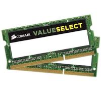 Corsair CMSO8GX3M2C1600C11 Value Select 8GB (2x4GB) DDR3 1600Mhz CL11 Mainstream SODIMM Notebook Memory Kit