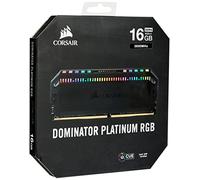 Corsair, CMT16GX4M2D3600C18 DOMINATOR PLATINUM RGB 16GB (2x8GB) DDR4 3600 (PC4-28800) C18 1.35V AMD Optimized Memory- Black