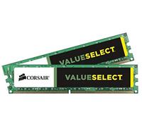 Corsair CMV8GX3M2A1333C9 Value Select 8 GB (2 x 4 GB) DDR3 Up to 1333 MHz CL9 Mainstream Desktop Memory Kit