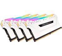 Corsair CMW32GX4M4C3200C16W Vengeance RGB PRO 32 GB (4 x 8 GB) DDR4 3200 MHz C16 XMP 2.0 Enthusiast RGB LED Illuminated Memory Kit - White