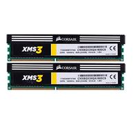 Corsair CMX8GX3M2A1600C9 XMS3 8GB (2x4GB) DDR3 1600 Mhz CL9 Performance Desktop Memory Kit, Black