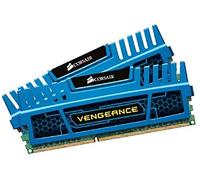 Corsair CMZ8GX3M2A1600C9B Vengeance 8GB (2x4GB) DDR3 1600 Mhz CL9 XMP Performance Desktop Memory Kit Blue