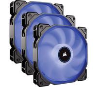 Corsair CO-9050084-WW AF120 Air Series, 120 mm LED Low Noise Cooling Fan - Blue (Triple Pack)