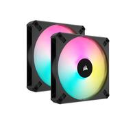 Corsair CO-9050156-WW computer cooling system Computer case Fan 14 cm Black 2 pc(s)