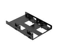 Corsair Dual SSD Mounting Bracket (3.5” Internal Drive Bay to 2.5", Easy Installation) Black