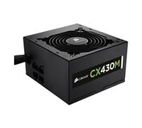 Corsair CX Series, CX430M, 430 Watt (430W), Semi Modular Power Supply, 80+ Bronze Certified