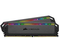 Corsair DOMINATOR PLATINUM RGB 32GB (2x16GB) DDR4 3600 (PC4-28800) C14 1.45V AMD Optimized Memory- Black, CMT32GX4M2Z3600C14