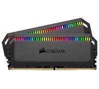 Corsair DOMINATOR PLATINUM RGB 32GB (2x16GB) DDR4 4000 (PC4-32000) C18 1.35V Desktop Memory - Black, (CMT32GX4M2G4000C18)