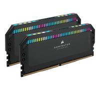 CORSAIR DOMINATOR® PLATINUM RGB 32GB (2x16GB) DDR5 DRAM 6400MT/s CL32 Memory Kit - Black