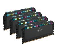 CORSAIR DOMINATOR® PLATINUM RGB 64GB (4x16GB) DDR5 DRAM 6400MT/s CL32 Memory Kit - Black