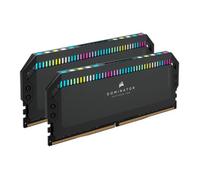 CORSAIR DOMINATOR PLATINUM RGB DDR5 RAM 64GB (2x32GB) 6800MHz CL40 Intel XMP iCUE Compatible Computer Memory - Black (CMT64GX5M2B6800C40)