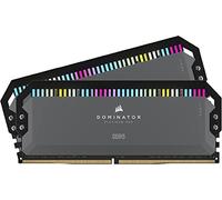 CORSAIR DOMINATOR PLATINUM RGB DDR5 32GB (2x16GB) DDR5 5600MHz CL36 AMD EXPO Intel XMP iCUE Compatible Computer Memory - Grey (CMT32GX5M2B5600Z36)