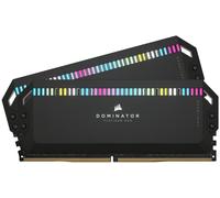 Corsair DOMINATOR PLATINUM RGB DDR5 32GB (2x16GB) Up to 6000MHz C36 Intel Optimised Desktop Memory (Patented CORSAIR DHX Cooling) Black, (CMT32GX5M2X6000C36)