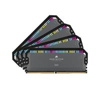 CORSAIR DOMINATOR PLATINUM RGB DDR5 64GB (4x16GB) DDR5 5600MHz CL36 AMD EXPO Intel XMP iCUE Compatible Computer Memory - Grey (CMT64GX5M4B5600Z36)