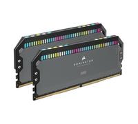 CORSAIR DOMINATOR PLATINUM RGB DDR5 32GB (2x16GB) DDR5 5600MHz CL36 AMD EXPO Intel XMP iCUE Compatible Computer Memory - Grey (CMT32GX5M2B5600Z36)