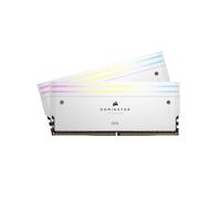 CORSAIR DOMINATOR TITANIUM RGB DDR5 RAM 48GB (2x24GB) DDR5 7200MHz CL36 Intel XMP iCUE Compatible Computer Memory - White (CMP48GX5M2X7200C36W)