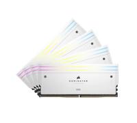 CORSAIR DOMINATOR® TITANIUM RGB 64GB (4x16GB) DDR5 DRAM 6000MT/s CL36 Intel XMP Memory Kit - White