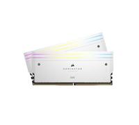 CORSAIR DOMINATOR TITANIUM RGB DDR5 RAM 96GB (2x48GB) DDR5 Up to 6400MHz CL32 Intel XMP iCUE Compatible Computer Memory - White (CMP96GX5M2B6400C32W)