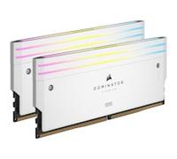 Corsair Dominator Titanium XMP 64GB (2X32GB) DDR5 C30 6000MHz Dual Channel Kit - White